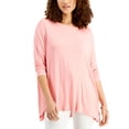 thumbnail image 1 of Style & Co Oversized Top Antique Peach S, 1 of 1
