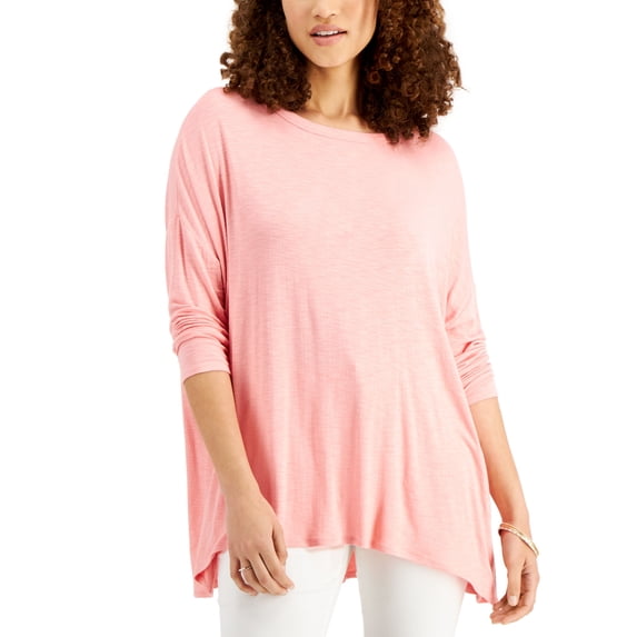 Style & Co Oversized Top Antique Peach S