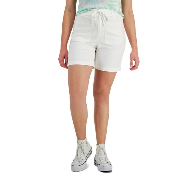 Style & Co Patch Pocket Shorts Bright White 10