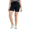 thumbnail image 1 of Style & Co Patch Pocket Shorts Deep Black 14, 1 of 1