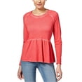 thumbnail image 1 of Style & Co.. Peplum Flounce Top (XL), 1 of 2