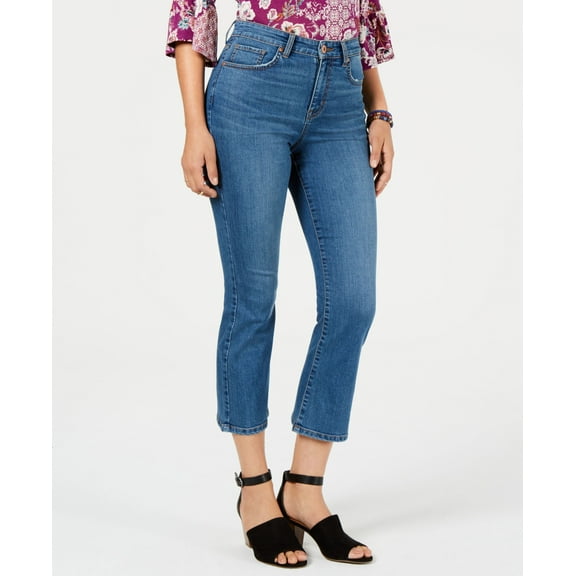 Style & Co Petite Bootcut Ankle Jeans Blue 6P