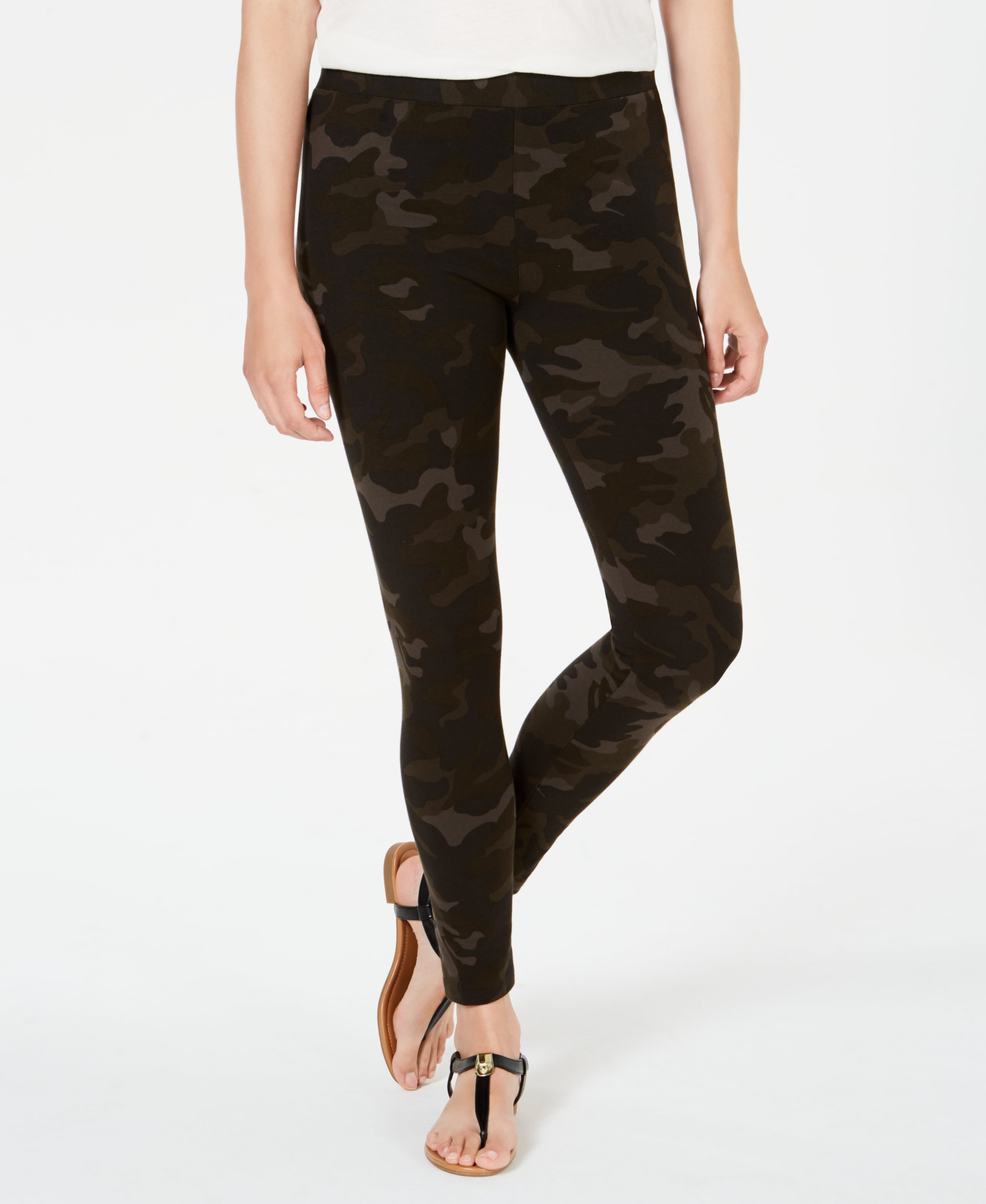 Petite camo leggings hotsell
