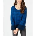 thumbnail image 1 of Style & Co Petite Colorblock Boxy Pullover Sweater Sea Captain PS, 1 of 1