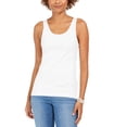 thumbnail image 1 of Style & Co Petite Cotton Tank Top Bright White PM, 1 of 1
