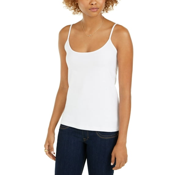 Style & Co Petite Fitted Camisole Bright White PS