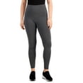 thumbnail image 1 of Style & Co Petite High Rise Heather Leggings Charcoal Heather PL, 1 of 1