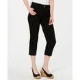 thumbnail image 1 of Style & Co Petite High Rise High Cuffed Capris Deep Black 8P, 1 of 1