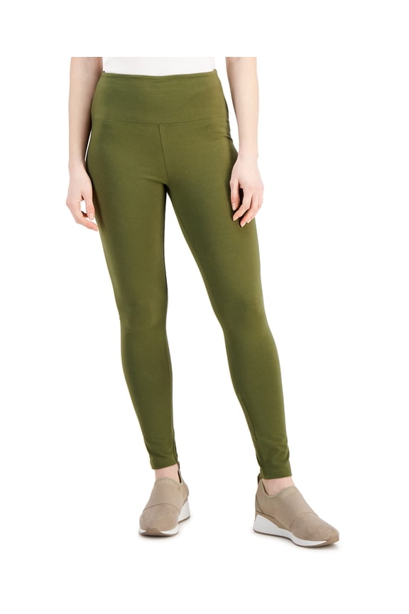 Style & Co Petite High Rise Leggings Winter Moss PM