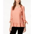 thumbnail image 1 of Style & Co Petite Jacquard Top Rose Sand PM, 1 of 1