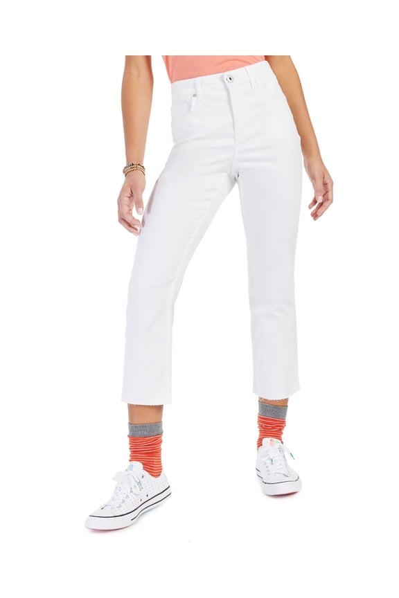 Style & Co Petite Kick Crop Jeans Bright White 16P