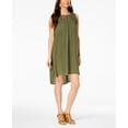 thumbnail image 1 of Style & Co Petite Lace Trim High Low Dress Olive PS, 1 of 1