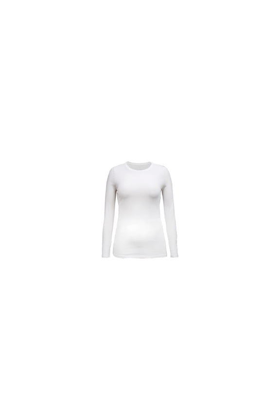 Style & Co Petite Long-Sleeve Top Bright White PS