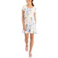 thumbnail image 1 of Style & Co Petite Printed Flip Flop Dress Multi Dye PXS, 1 of 1