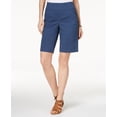 thumbnail image 1 of Style & Co Petite Pull On Comfort Fit Bermuda Shorts New Uniform Blue PXL, 1 of 1