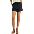 thumbnail image 1 of Style & Co Petite Pull On Utility Shorts Deep Black PS, 1 of 1