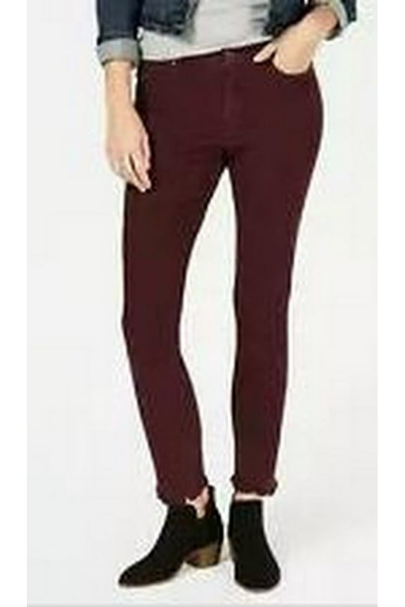 Style & Co Petite Skinny Pants Berry Jam 2P