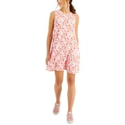 STYLE & CO. Style & Co Petite Sleeveless Printed Flip Flop Dress Neutral Combo PL