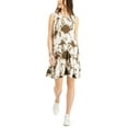 thumbnail image 1 of Style & Co Petite Sleeveless Printed Flip Flop Dress Neutral Combo PL, 1 of 1