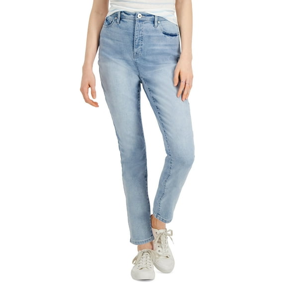 Style & Co Petite Slim Leg Ankle Jeans Wild And Blue 8P