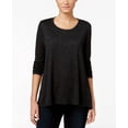 thumbnail image 1 of Style & Co Petite Sparkle Swing Top Deep Black PP, 1 of 1