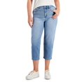 thumbnail image 1 of Style & Co Petite Straight Leg Cropped Jeans Splatter Paint 14P, 1 of 1