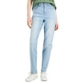 thumbnail image 1 of Style & Co Petite Straight Leg High Rise Jeans Mesa Wash 6P, 1 of 1