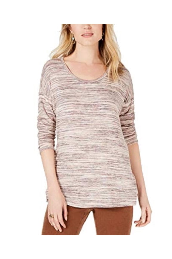Petite Striped Sweater Warm Blush PL
