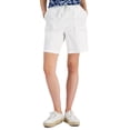 thumbnail image 1 of Style & Co Petite Utility Drawstring Shorts Bright White PL, 1 of 1