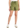 thumbnail image 1 of Style & Co Petite Utility Drawstring Shorts Dry Grass PXS, 1 of 2