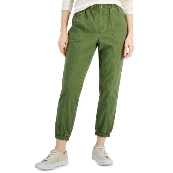Style & Co Petite Utility Pants Winter Moss PXS