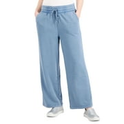 STYLE & CO. Style & Co Petite Wide Leg Sweatpants Studio Denim PL