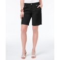 thumbnail image 1 of Style & Co Petite Zip Detail Shorts Deep Black 12P, 1 of 1