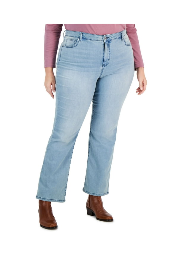 Style & Co Plus Size Bootcut Denim Jeans Troubadour 16W