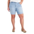 thumbnail image 1 of Style & Co Plus Size Cuffed Denim Bermuda Shorts Bermuda Mesa Wash 20W, 1 of 1