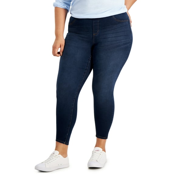 Style & Co Plus Size Jeggings Forester Wash 16W