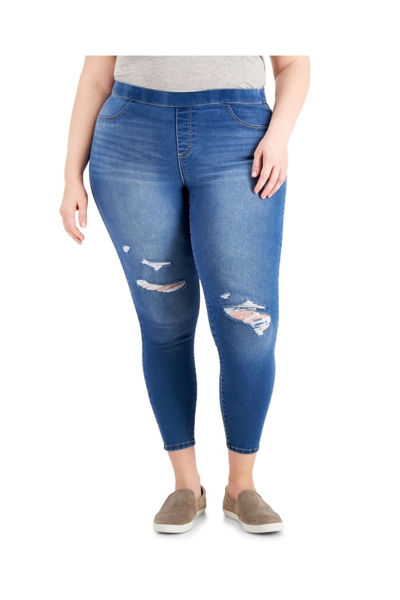 Style & Co Plus Size Jeggings Roam Wash 24W