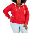 thumbnail image 1 of Style & Co Plus Size Sherpa Lined Hoodie Fire 3X, 1 of 1