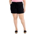 thumbnail image 1 of Style & Co Plus Utility Shorts Deep Black 24W, 1 of 1