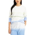 thumbnail image 1 of Style & Co Printed Sweatshirt Blue Myth M, 1 of 1