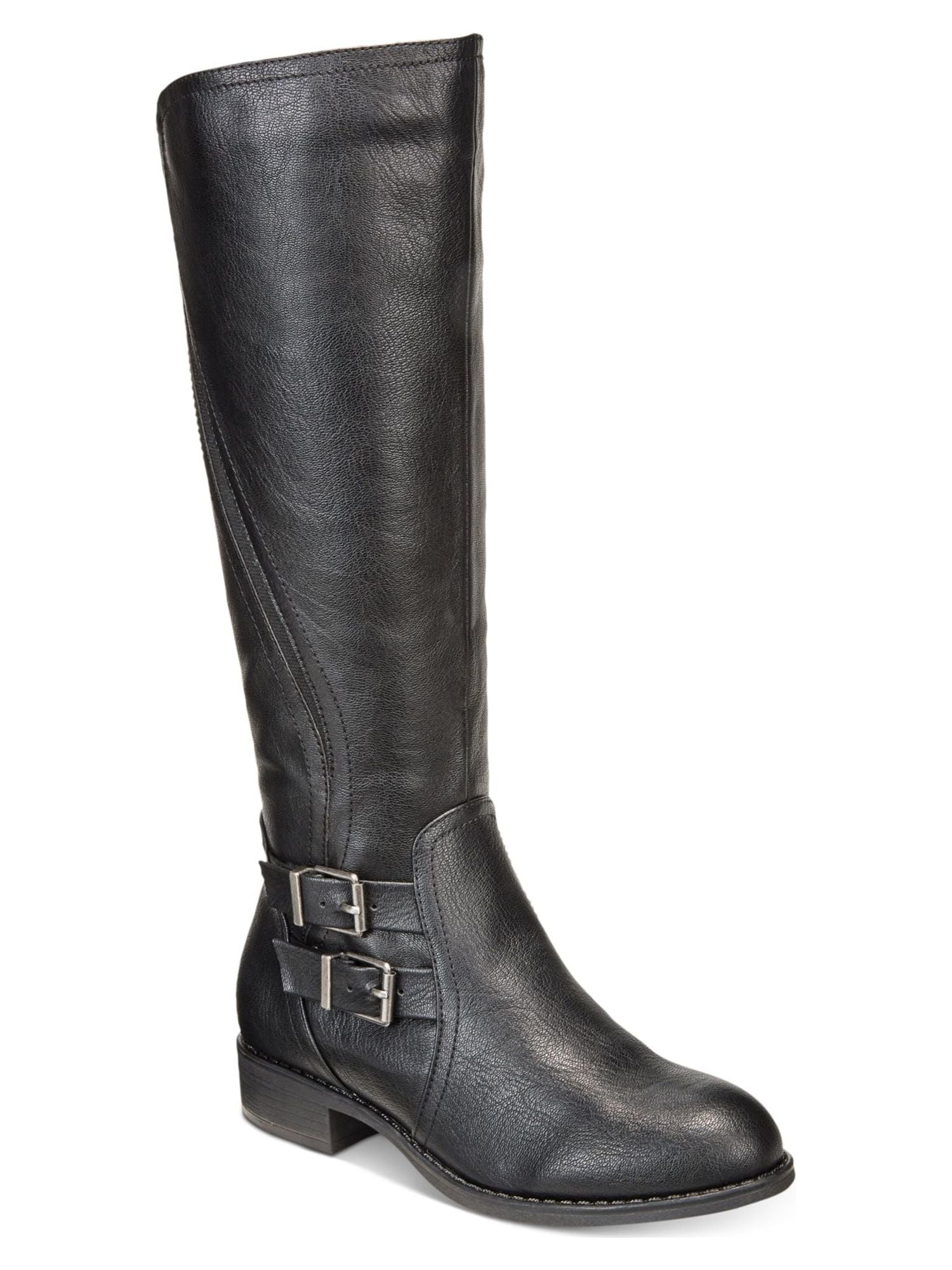 WMNS Extreme Wedge Boots - Double Accent Straps with Buckles / Gray