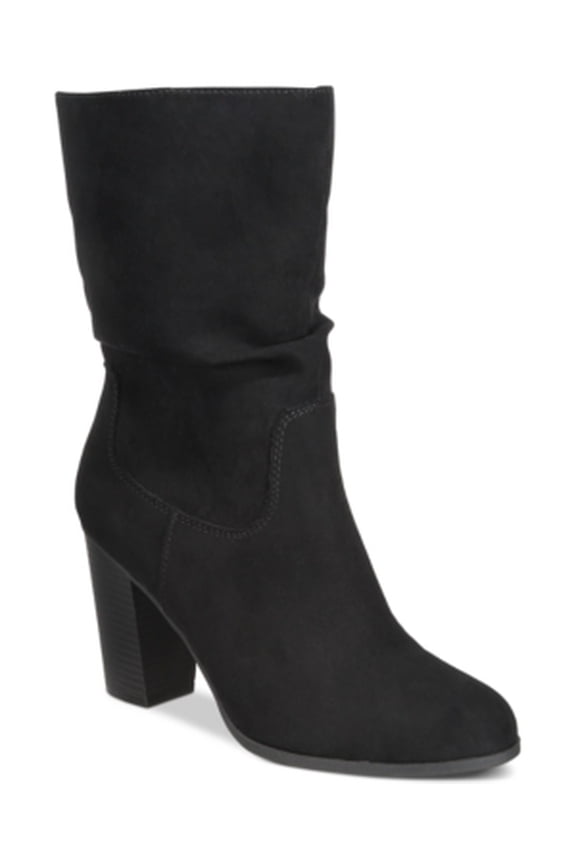 Style Co Saraa Slouch Boots Black Micro 11M