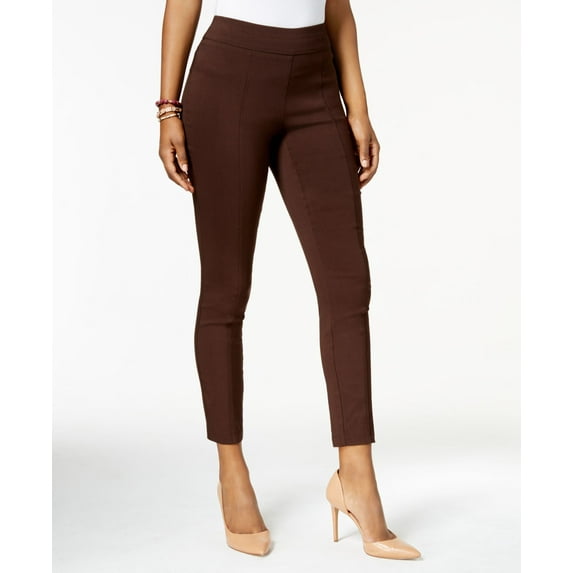 Style & Co Seamed Skinny Pants Rich Truffle XS