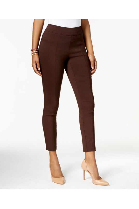 Style & Co Seamed Skinny Pants Rich Truffle XS