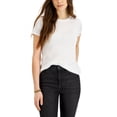 thumbnail image 1 of Style & Co Solid Burnout T-Shirt Bright White XL, 1 of 1