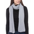 thumbnail image 1 of Style & Co Solid Ribbed Muffler Grey Scarf NEW, 1 of 1