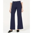 thumbnail image 1 of Style & Co Stretch Wide Leg Pants Navy 4, 1 of 2