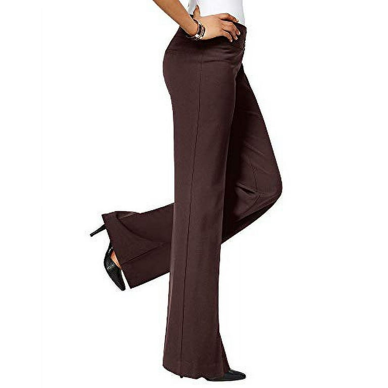 Style & Co. Stretch Wide-Leg Pants Womens 18S Brown pants MSRP $37