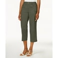 thumbnail image 1 of Style & Co Tab Pocket Capri Pants Olive Sprig 4, 1 of 1