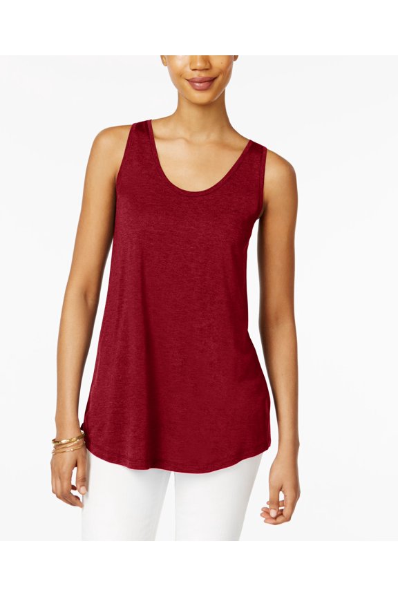 Style & Co Tank Top New Red Amore S